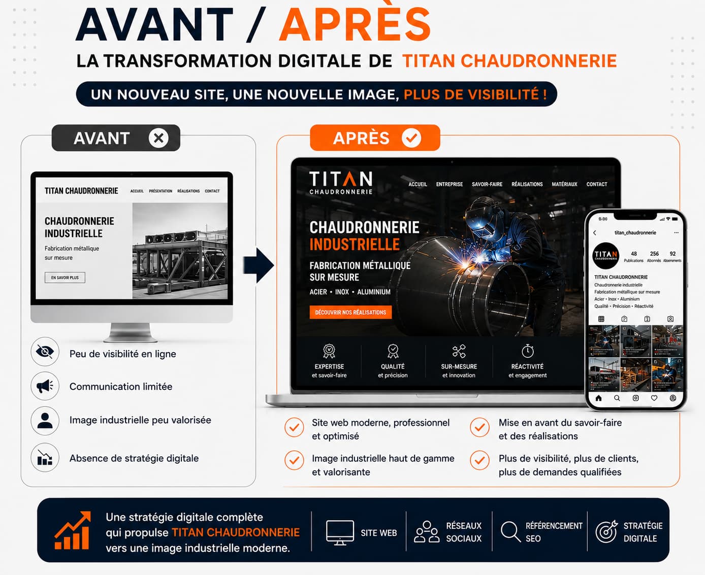 Transformation digitale Titan Chaudronnerie